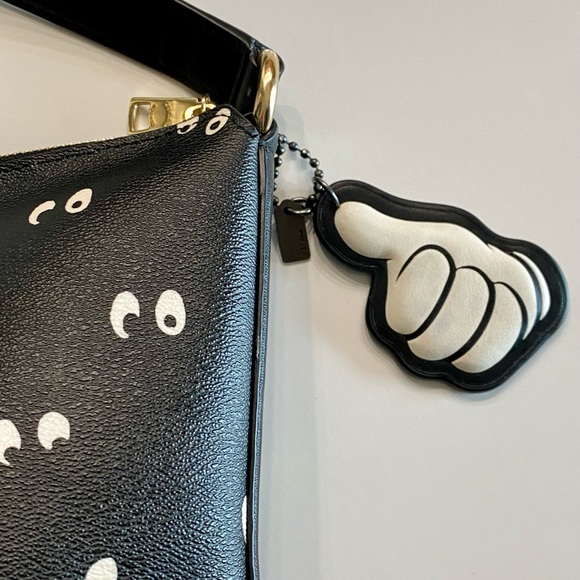 Coach X Disney 1941 DARK FAIRY TALE Collection Set Spooky Eyes DUFFLE SNOW fob - Picture 6 of 10